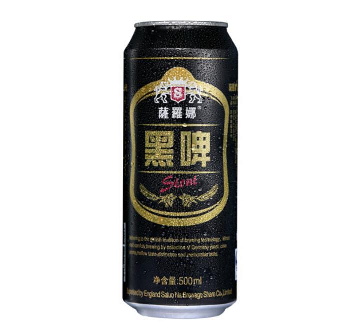 萨罗娜 小麦黑啤酒 500ml*24听 48元