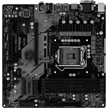 asrock 华擎 z370m pro4 主板 589元包邮(满减)