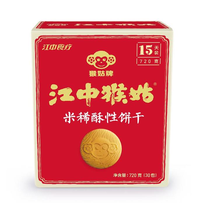 江中猴姑米稀饼干15天装整箱 95元包邮(限地区