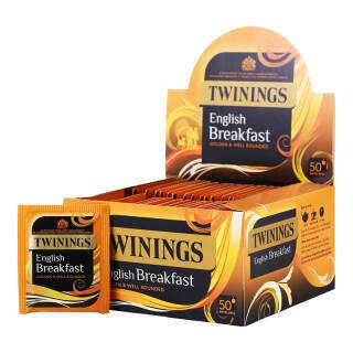 英国川宁(TWININGS) 英式早餐红茶50包*2.5g 
