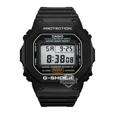 卡西欧dw5600e1vpf,卡西欧dw5600e-1v casio 卡西欧 g-shock dw5600e-1v 经典电子手表 328元包邮(338-10)