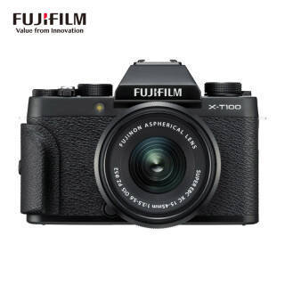 富士微单(fujifilm)x-t100/xt100 xc15-45 微单/照相机 经典黑 2420万