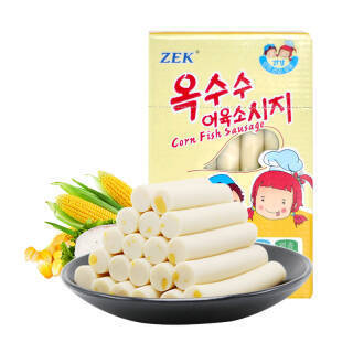 韩国进口 ZEK 儿童鱼肠 玉米鳕鱼肠300g *6件+凑单品 97.4元(合16.23元\/件)