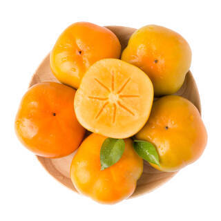 精品甜脆柿子 单果130-180g 6个装 14.9元