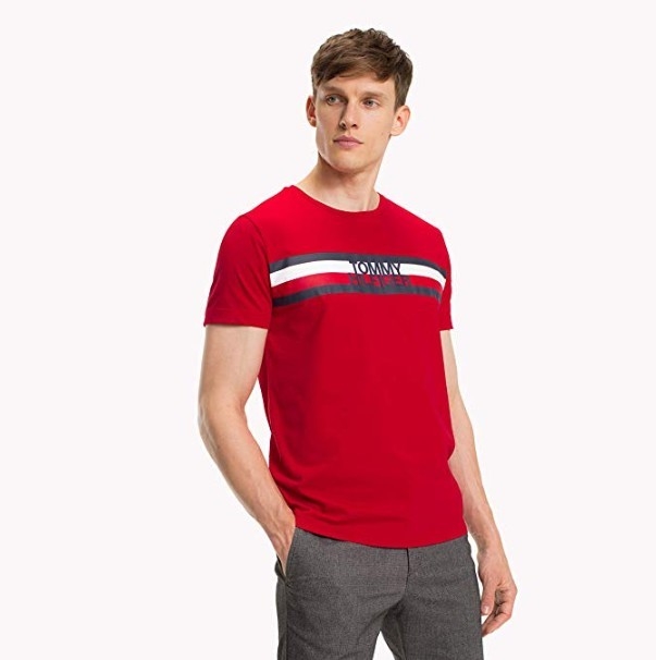tommy hilfiger 汤米·希尔费格 男士纯棉圆领短袖t恤