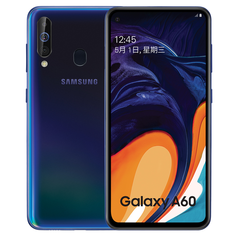 三星 galaxy a60 全网通4g全面屏手机 6gb 64gb 元气版 丹宁黑 1489元