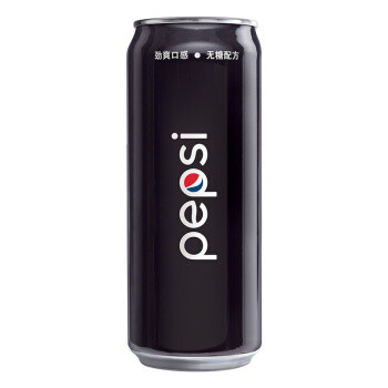 百事可乐 pepsi 无糖态度罐 汽水碳酸饮料 330ml*12罐