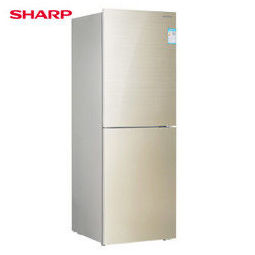 夏普(sharp)235升家用冰箱双开门 风冷无霜 纤薄机身 高效节能 一键