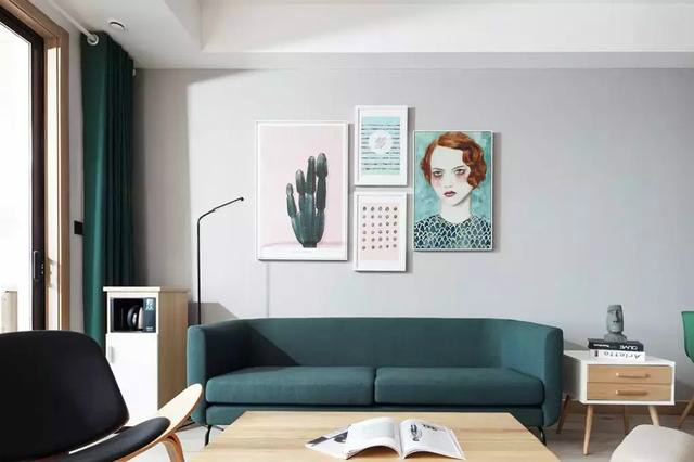 6款沙发背景墙装饰画风格展示，总会有你喜欢的风格