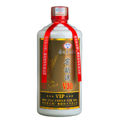 大额神券:茅台酒厂出品 vip珍酿 窖龄酒v30 52度浓香型 500ml *2瓶