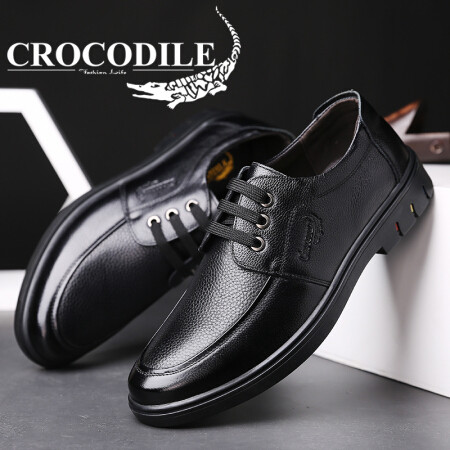 crocodile 鳄鱼恤 eyx6392 商务休闲皮鞋子 可低至76.