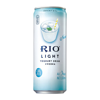 锐澳(rio)洋酒 预调 鸡尾酒 果酒 微醺系列 3度 乳酸菌味 330ml*8罐 *