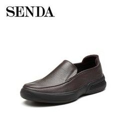 senda 森达 41l02dm9 一脚蹬舒适休闲男豆豆鞋