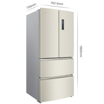 kinghome 晶弘 bcd-465wpqc 465升 多门冰箱 5999元