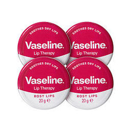 vaseline凡士林 护唇膏 20g 4件装 *2件
