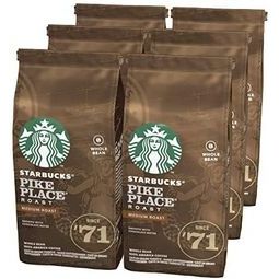 starbucks 星巴克 pike place 中度烘焙研磨咖啡豆200g*6袋装 ￥281.