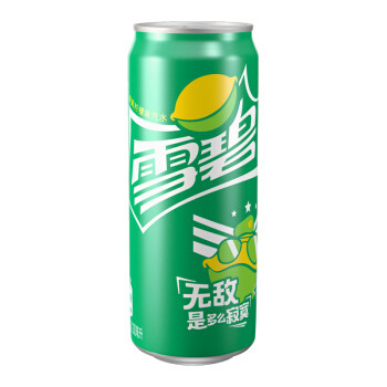 雪碧sprite 柠檬味 汽水 碳酸饮料 330ml*24罐 48.5元