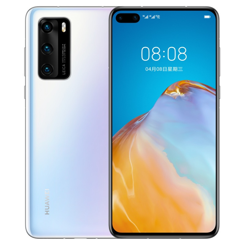 huawei 华为 p40 8gb 128gb 零度白 5g全网通手机 4488元包邮