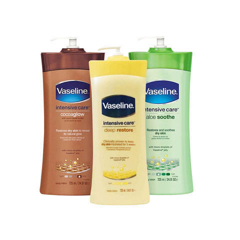 vaseline 凡士林 身体乳烟酰胺 725ml 2瓶装 57.6元