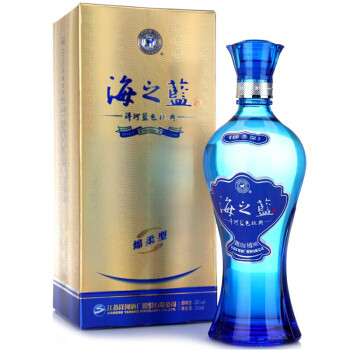 洋河海之蓝52度240ml 蓝色经典 浓香型白酒 75.65元