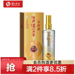 泸州老窖 窖龄60年 38度 浓香型白酒 500ml(新老包装交替发货) *2件