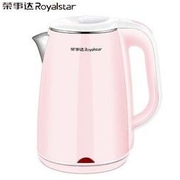 荣事达(royalstar)电热水壶rsd-8167(粉色)电水壶304不锈钢1.