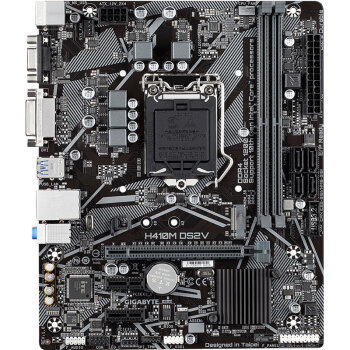 gigabyte 技嘉 h410m ds2v 主板 m-atx(紧凑型)h410 529元