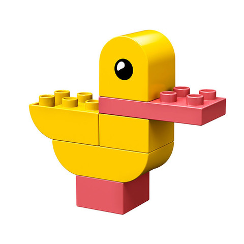 lego 乐高 得宝系列 10909 心形创意积木盒 *3件 342.