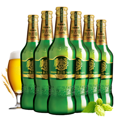 青岛啤酒 奥古特罐装 330ml*24听 瓶装480ml*6瓶 178元包邮(需领券)