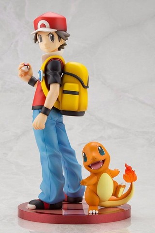 新品预定: 寿屋 artfx j 精灵宝可梦 赤红with小火龙 1/8手办 559元包