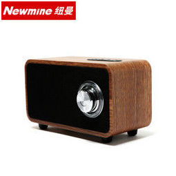 newmine 纽曼 mx06 复古木质蓝牙音箱 樱桃木色