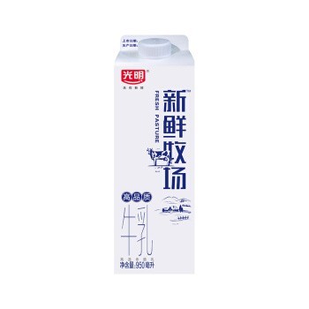 限地区: bright 光明 新鲜牧场鲜牛奶 950ml *22件 155.