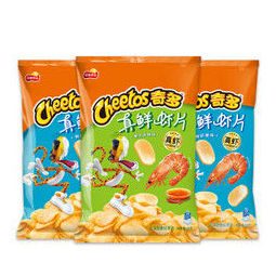 奇多 虾片 零食 休闲食品 百事食品 虾片组合3包装165g *19件