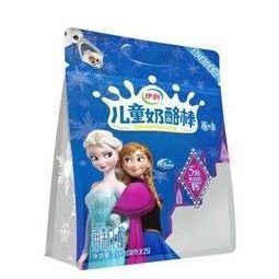 伊利 儿童奶酪棒 原味450g/25支装 迪士尼冰雪奇缘版 高钙休闲零食 *3