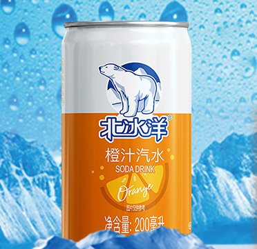 北冰洋 橙汁汽水 200ml*12听 45元包邮(双重优惠)