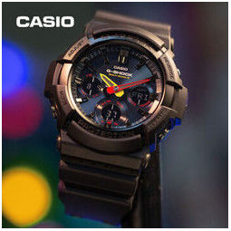 卡西欧(casio)手表 g-shock 东京色彩系列 防震防水电波太阳能动力