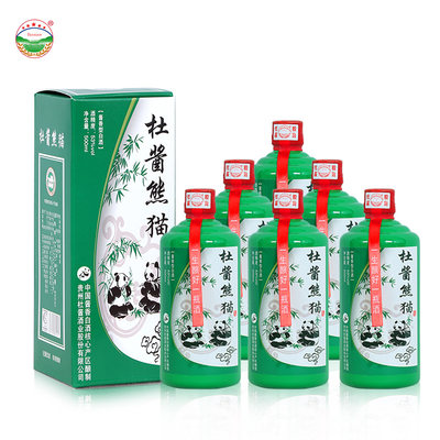 大额神券:贵州杜酱 熊猫酒 53度酱香型酒 500ml*6瓶 299元包邮(双重