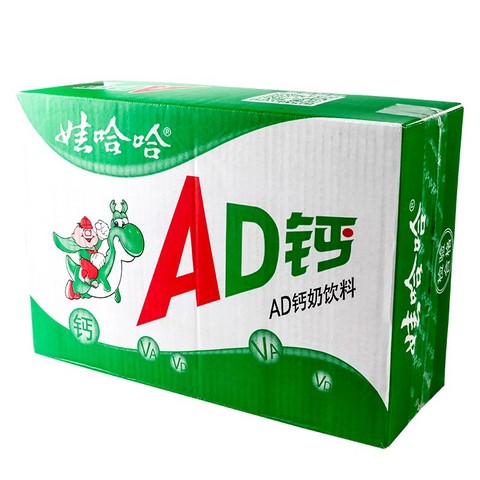 娃哈哈ad钙奶儿童酸奶饮料100g*24瓶