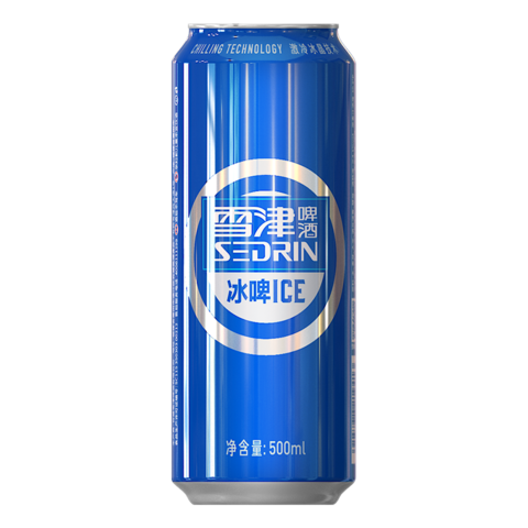 sedrin/雪津 蓝冰啤酒 500ml*12听 36元包邮(需用券)