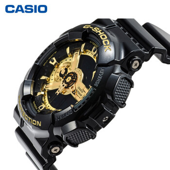 casio 卡西欧 ga-110gb-1a 黑金系列 双显运动腕表