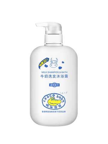 croco baby 鳄鱼宝宝 牛奶洗发沐浴露二合一 650ml 14