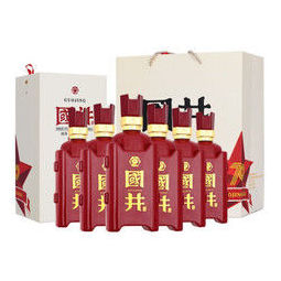 国井53度致敬70 绵柔酱香型 高度白酒 礼盒装 480ml*6