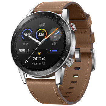 honor荣耀magicwatch2时尚款46mm亚麻棕999元