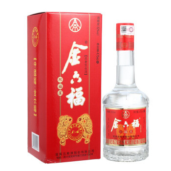 金六福酒双福星 52度475ml*6瓶 浓香型 绵柔口感 粮食