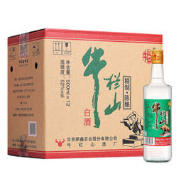 牛栏山白酒浓香型高度白酒精制陈酿52度500ml12瓶整箱装2件508元合254