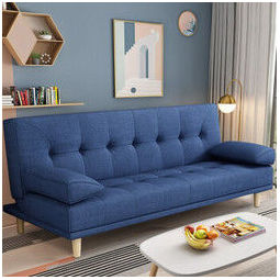 床小户型休闲办公室小沙发蓝色沙发床749元