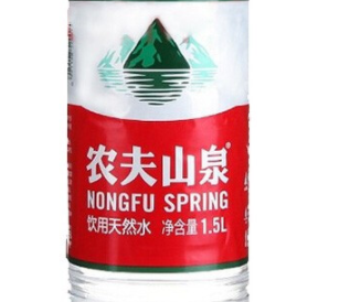 农夫山泉天然水1.5l*12箱装 家庭用水 饮用水