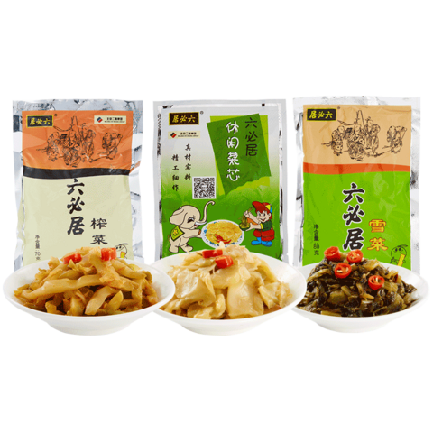 六必居榨菜70g10包99元包邮需用券