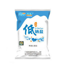 粤盐加碘低钠食用盐250g2件36元合18元件