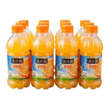 minute maid 美汁源 果粒橙 橙汁 果汁饮料 300ml*12瓶 *3件